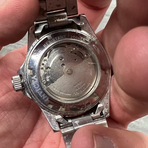 Invicta 200 M Orange Face 21 Jewel Automatic Watch - Picture 3 of 8